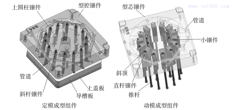 聚砜醫(yī)療干粉吸入器底座成型與注塑模設計配圖-05